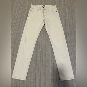 Club Monaco Cream Slim Fit Jeans for Men